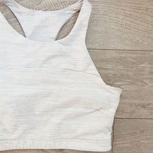 Outdoor voices move free techsweat crop oatmeal